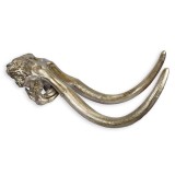 Craniu de mamut-statueta moderna din aluminiu PI-18, Animale