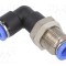 Racord push-in unghi 90&deg; PNEUMAT 0,95-15bar
