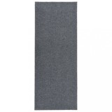 Covor intrare vidaXL, gri, 100x300cm, absorbant murdărie, antiderapant, PP+PES