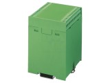 Bază carcasă verde pentru șină DIN