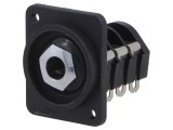 Soclu Jack Stereo 6,3mm XLR 19x24mm