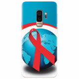 Husa silicon pentru Samsung S9 Plus, World Aids Day