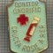 Y 810 INSIGNA -DONATOR ONORIFIC-CRUCEA ROSIE A RSR - PENTRU COLECTIONARI