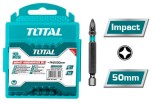 TOTAL - SET 10 BITI DE IMPACT PH2X50MM PowerTool TopQuality