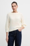 United Colors of Benetton pulover din amestec de mohair culoarea bej, 1VAAD10F4