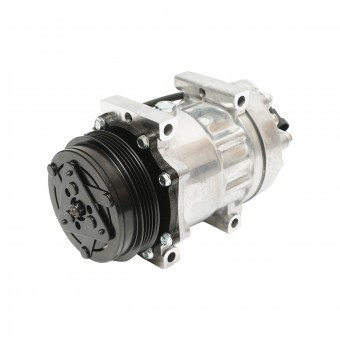 Compresor clima A/C pentru New Holland, Case IH, Steyr cod OEM 87709785, 87802912 Breckner Germany foto