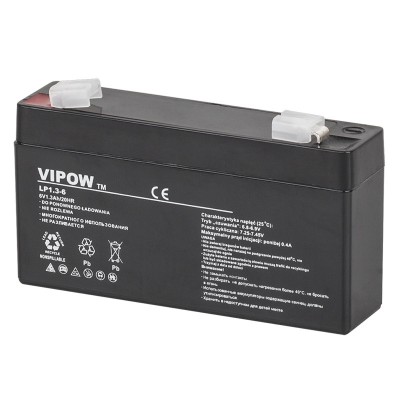 Accu.Pb.6V 1.3Ah Wipow foto