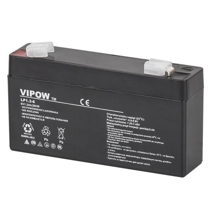 Accu.Pb.6V 1.3Ah Wipow