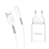 Set Incarcator Dudao 2.4A QC3.0 Quick Charge 3.0 + cablu micro USB