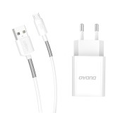 Set Incarcator Dudao 2.4A QC3.0 Quick Charge 3.0 + cablu micro USB