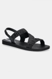 Ipanema sandale GO FEVER FEM femei, culoarea negru, cu toc plat, 26896-AF060