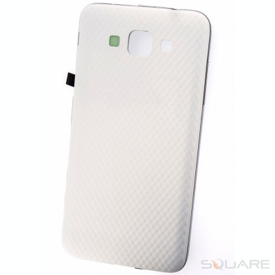 Capac Baterie Samsung Galaxy Grand 3 SM-G7200 + Mijloc, White foto