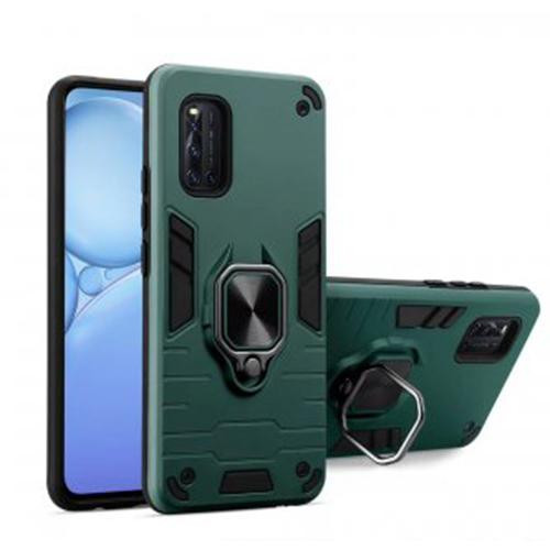 Husa telefon Plastic Apple iPhone 12 Pro 6.1 antishock Rugged Sergeant Armor Ring green