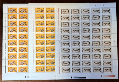 TIMBRE ROM&amp;Acirc;NIA LP1619/2003 -INSTRUMENTE MUZICALE -uzuale- Set 3 coli -MNH foto