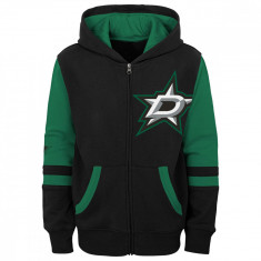 Dallas Stars hanorac cu glugă pentru copii faceoff colorblocked fleece full-zip - Dětské L (13 - 14 let)