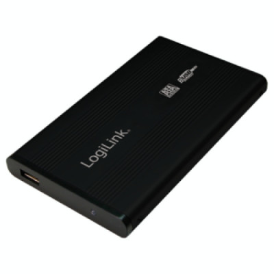 Rack extern Logilink UA0041B , 2.5 Inch , USB 2.0 , Aluminiu , Negru foto