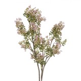 Ramură Artificială, Flori Roz, 74cm, Plastic, Oem