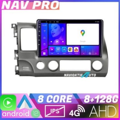 Navigatie Honda Civic Sedan KIT 044 EDOTEC-LITE Android Ecran 720P Octa Core 8 128 Carplay CarStore Technology foto