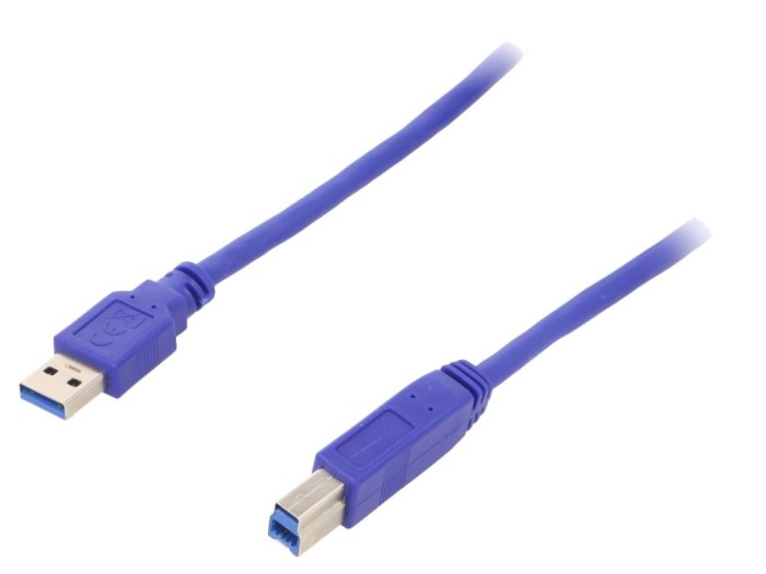 Cablu USB 3.0 A-B aurit, 3 m