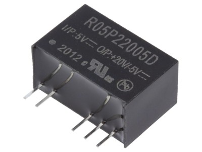 Convertor DC/DC 2W, 20V și -5V foto