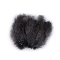 Set 20 pene decorative strut, lungime 9-16 cm, Negru