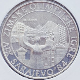 347 Iugoslavia Yugoslavia 250 Dinara 1982 Olympics 1984 Sarajevo km 91 argint, Europa