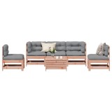 VidaXL Set mobilier de grădină cu perne, 6 piese, lemn masiv Douglas 3250718