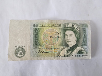 Anglia 1 Pound 1981 Noua foto