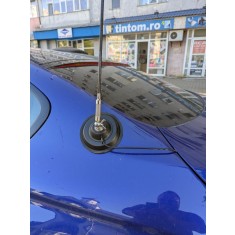 Antena Radio CB Avanti Nemo 60 Prindere Fluture Baston Bobina Elicoidala + Talpa Magnetica Megawat 145DV pentru Antena Radio CB Prindere tip Fluture
