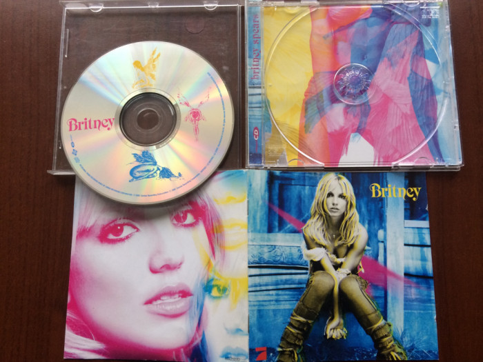 BRITNEY SPEARS Britney 2001 album CD disc muzica euro dance pop jive records VG+