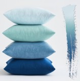 Cumpara ieftin Set 2 Huse de Perna, 40 x 40 cm, Albastru - CN