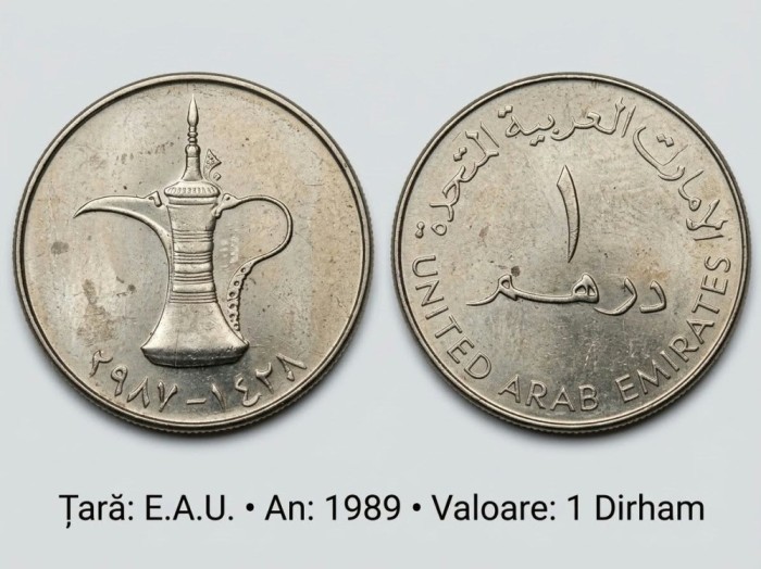 D3 / EAU 1989 1 dirham aUNC