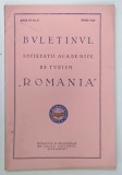 BULETINUL SOCIETATII ACADEMICE DE TURISM ROMANIA, ANUL III, No. 6, 1929