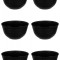 Set boluri, 6 piese, 4.5 l, Plastic, Negru