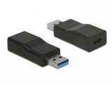 Adaptor SuperSpeed USB 3.1 tip A (host) la USB tip C (device) chipset TI T-M, Delock 65696