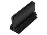 Radiator Extrudat Negru 75x29,4x45mm 3,5K/W