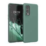 Husa pentru OnePlus Nord 2 5G, Silicon, Verde, 56036.166, kwmobile, Carcasa