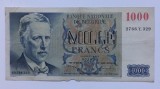 1000 franci 1950 belgia seria 2025 X 590