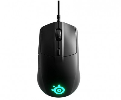 Mouse gaming SteelSeries Rival 3, 8.500 DPI, iluminare RGB - SECOND foto