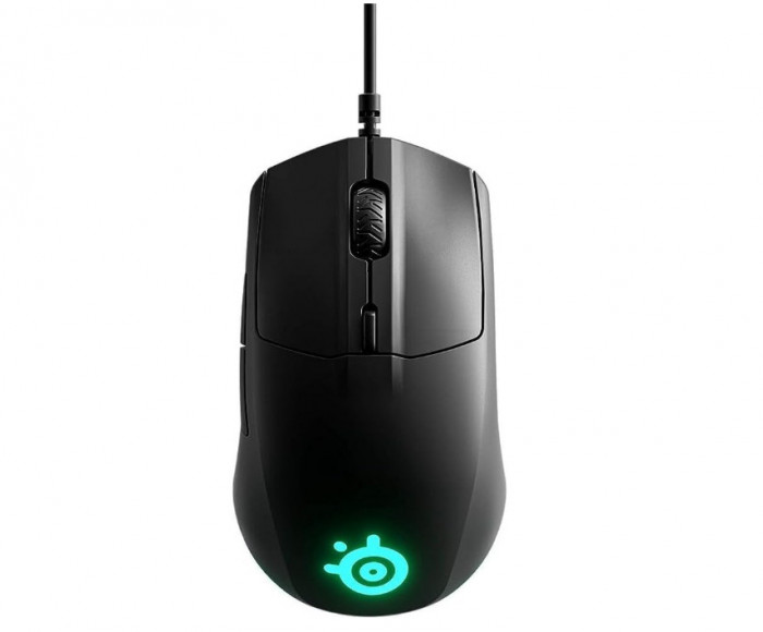 Mouse gaming SteelSeries Rival 3, 8.500 DPI, iluminare RGB - SECOND