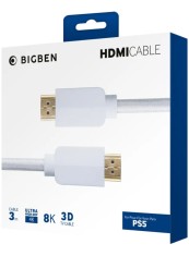 Nacon Hdmi Cable 2.1 Braided 8k 3m White PS5