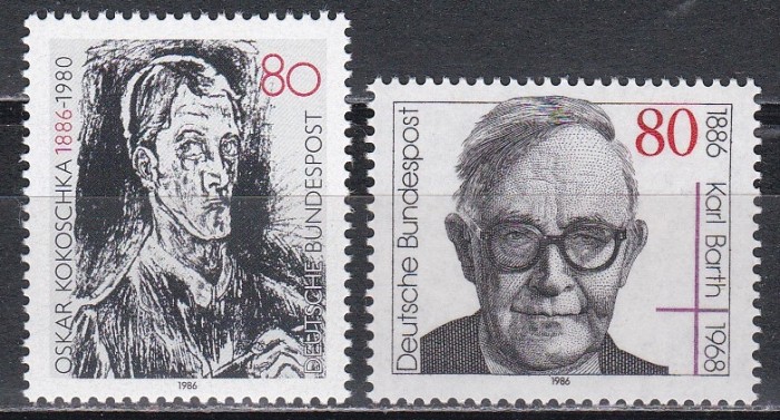 Germania 1986 - Aniversari - Personalitati, 2 Serii, MNH