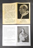2 GEBET (rugaciune ) originale , Papa Pius XII,anii 1949-1953-Germania
