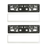 Cumpara ieftin Suport Numar Inmatriculare Cromat Set