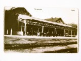 Rară! T&acirc;rgoviște:Gara,carte poștală foto scrisă 1939