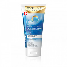 Gel + scrub + masca 8 in 1 Facemed, 150ml, Eveline Cosmetics