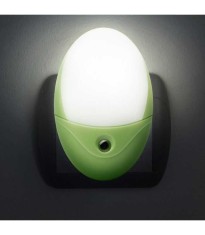 Lumina de veghe verde 6x LED 6000K lumina alb rece cu senzor 0.5W