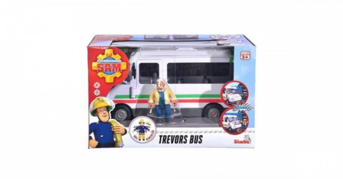 Set de jucarii pentru autobuzul Trevor din Pompieru Sam - Simba Toys