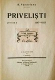 Brancusi, desen in cartea lui Fundoianu, Privelisti, Bucuresti, 1930