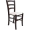 Scaun Paesana - cadru wenge - imitatie piele crem - 21834